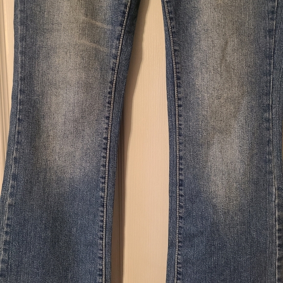 Bisou Bisou size 8 rhinestone bling blue jeans - Picture 2 of 16